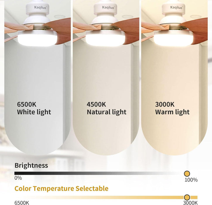 20.5 in. Light Socket Fan, Wireless Ceiling Fan Light with Extender, Bedroom Ceiling Fans, Ceiling Fan for Garage Balcony-9-ErisView