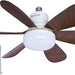 20.5 in. Light Socket Fan, Wireless Ceiling Fan Light with Extender, Bedroom Ceiling Fans, Ceiling Fan for Garage Balcony-1-ErisView