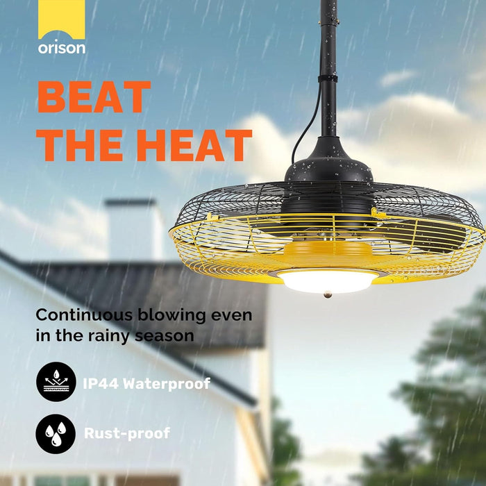 21 in. Best Outdoor Ceiling Fan with Light, Remote Control Fan, Outdoor Fan for Gazebo with Light APP Control, Patio Fans, Wet Rated Outdoor Ceiling Fans-3-ErisView