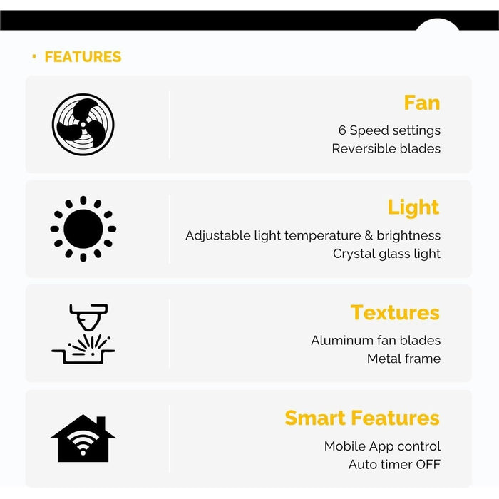21 in. Best Outdoor Ceiling Fan with Light, Remote Control Fan, Outdoor Fan for Gazebo with Light APP Control, Patio Fans, Wet Rated Outdoor Ceiling Fans-8-ErisView