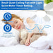 21 in. Small Fan Light and Remote, Socket Bedroom Ceiling Fans with Lights, Hanging Dimmable Ceiling Fan, for Bedroom Living Room Fan Kitchen-5-ErisView
