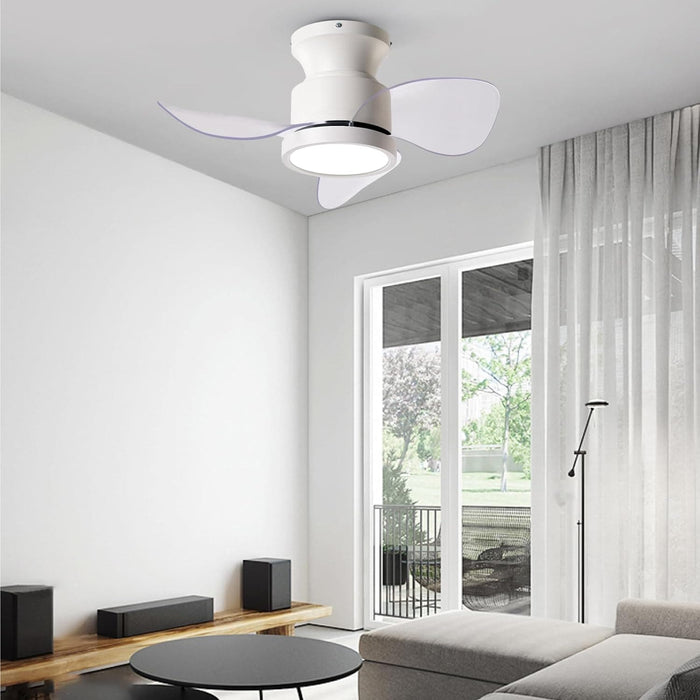 22 in. Beautiful Ceiling Fans with Remote, Bedroom Ceiling Fans with Lights, White Bedroom Ceiling Fans, Kitchen Ceiling Fans, Dining Room Ceiling Fan -8-ErisView