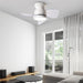 22 in. Beautiful Ceiling Fans with Remote, Bedroom Ceiling Fans with Lights, White Bedroom Ceiling Fans, Kitchen Ceiling Fans, Dining Room Ceiling Fan -8-ErisView