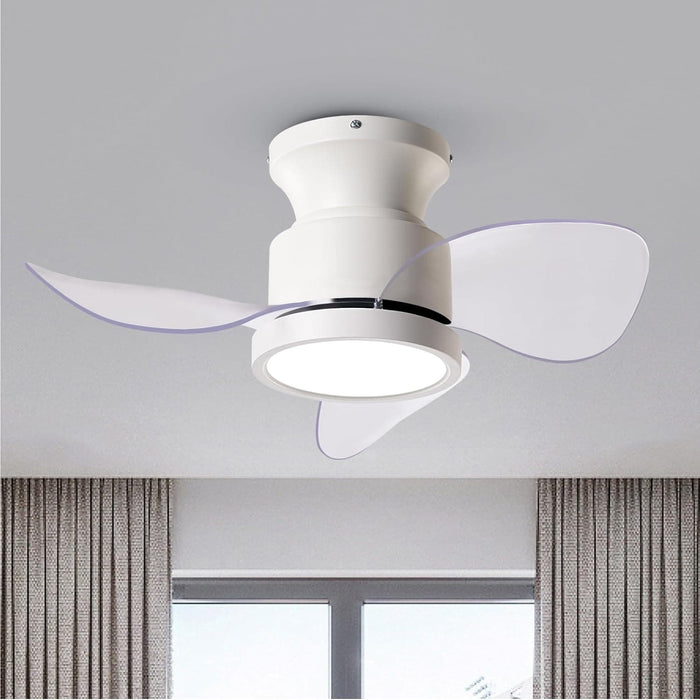 22 in. Beautiful Ceiling Fans with Remote, Bedroom Ceiling Fans with Lights, White Bedroom Ceiling Fans, Kitchen Ceiling Fans, Dining Room Ceiling Fan -1-ErisView