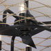 22 in. Black Industrial Ceiling Fan with Light Remote, 3-Blade Small Ceiling Fan Chandelier with Cage for Dining Room Bedroom Living Room-ErisView