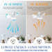 22 in. Low Ceiling Fan and Light and Remote, Small Fandelier Flush Mount, Bedroom Ceiling Fans, Reversible White Ceiling Fan, LED Dimmable Ceiling Fan-5-ErisView