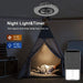 22 in. Low Profile Ceiling Fan, Smart Bladeless Ceiling Fan with Lights and Remote, RGB Enclosed LED Ceiling Fan for Living Room Bedroom Dining Room-7-ErisView