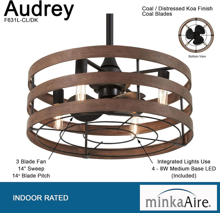 22.5 in. Recessed Ceiling Fan, Compact Ceiling Fan, Short Blade Ceiling Fan-2-ErisView