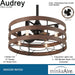 22.5 in. Recessed Ceiling Fan, Compact Ceiling Fan, Short Blade Ceiling Fan-2-ErisView