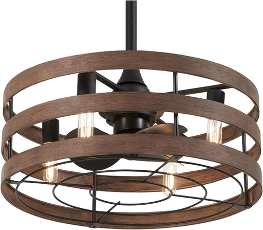 22.5 in. Recessed Ceiling Fan, Compact Ceiling Fan, Short Blade Ceiling Fan-1-ErisView