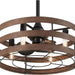 22.5 in. Recessed Ceiling Fan, Compact Ceiling Fan, Short Blade Ceiling Fan-1-ErisView