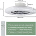 23 in. LED Remote Ceiling Fan with Light, Modern Dimmable Flush Mount Ceiling Fan, Invisible Ceiling Fan Light Fixture-5-ErisView