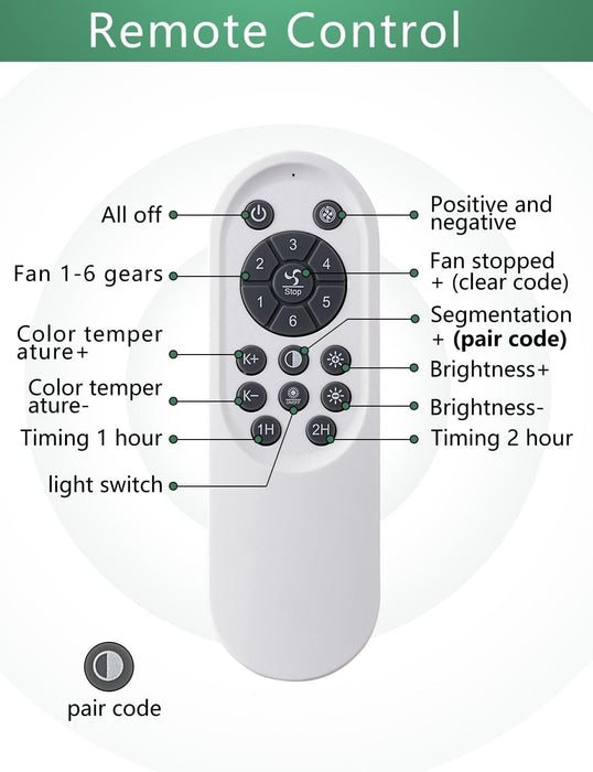 24 in. Modern Low Profile Flush Mount Ceiling Fan, White Flower Remote Control Ceiling Fan and Light, Small Ceiling Fan Light Fixture for Bedroom Kitchen -6-ErisView
