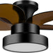 24 in. Remote Control Ceiling Fan and Light, Flush Mount Low Profile Ceiling Fan, Large Airflow Quietest Fan For Sleeping-1-ErisView
