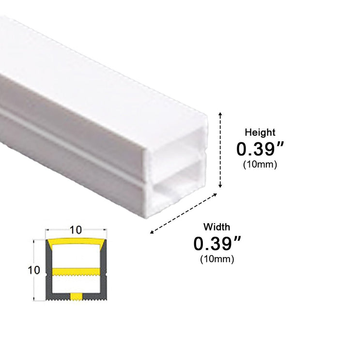 Waterproof Outdoor Recessed LED Linear Light, Flexible DIY Pathway/Stair Lighting, 24V