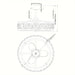 26 in. Modern Bladeless Crystal Ceiling Fan with Light Kit Remote Control-ErisView