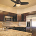 26 in. Small Recessed Ceiling Fan, LED White Ceiling Fan, Short Blade Ceiling Fan-2-ErisView