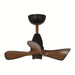 28 in. Black LED Ceiling Fan with Light Remote Control, Farmhouse 3-Blade LED Ceiling Fan-ErisView