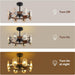 28 in. Caged Ceiling Fan with Light, Retro Ceiling Fan Light Fixture-3-ErisView