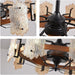 28 in. Caged Ceiling Fan with Light, Retro Ceiling Fan Light Fixture-6-ErisView