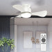 28 in. Small Low Profile Flush Mount Ceiling Fan with Remote, Black Ceiling Fan with Light, Reversible Quiet Ceiling Fans for Bedroom Kitchen Living Room-9-ErisView