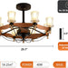 29 in. Farmhouse Ceiling Fan with Lights and Remote, Crystal Chandelier Ceiling Fan, Cabin Ceiling Fans for Living Room Bedroom Hallway Dining Room-2-ErisView