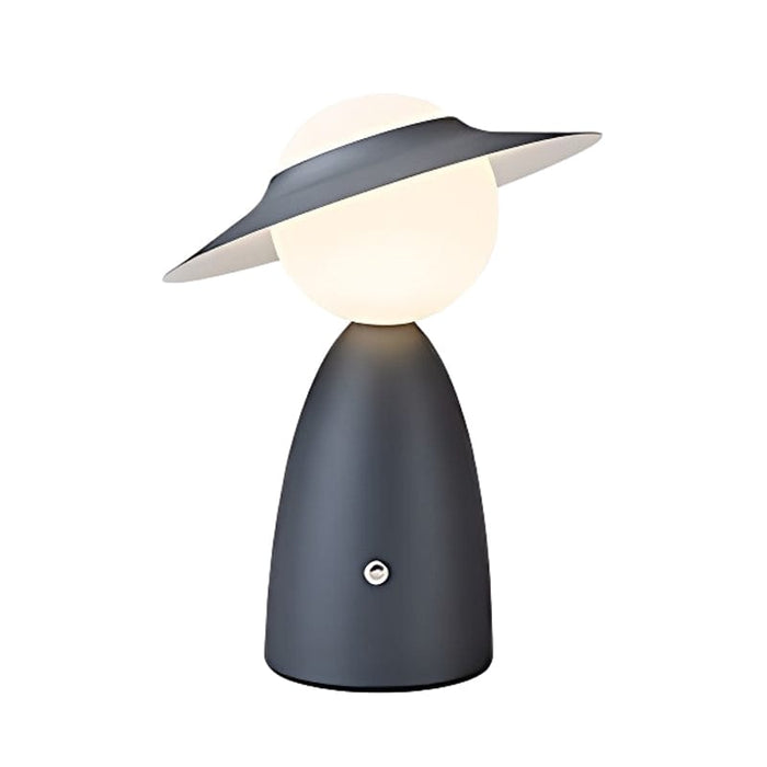 Nordic Touch Control Iron Rechargeable Bonbon Disc Table Lamp