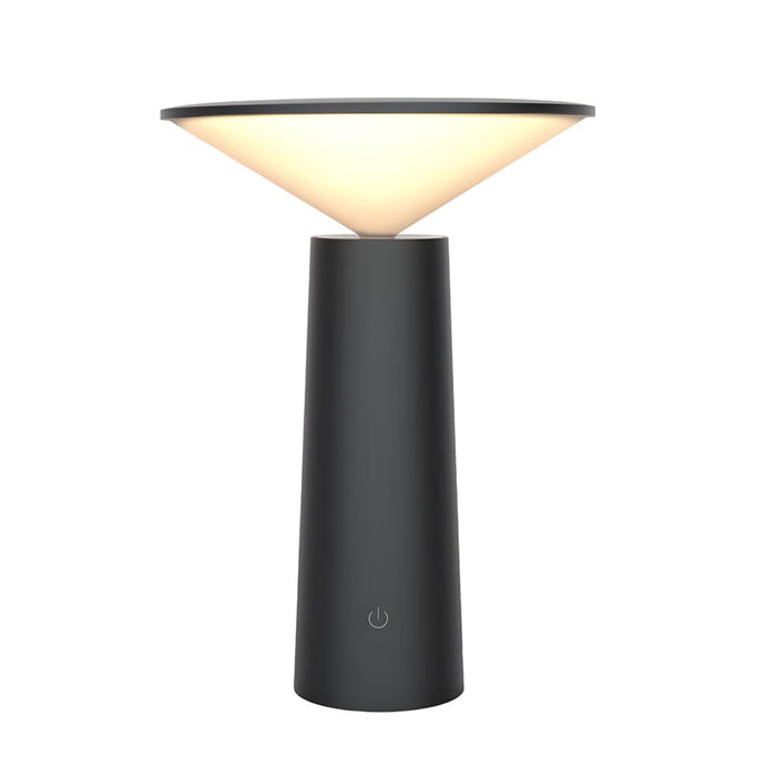 360 Rotatable Lighting LED Desk Lamp with USB Charging. White/Black