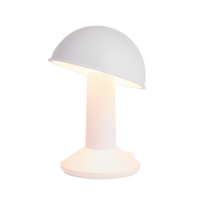 Mild Steel Led Dimming Touch Control Mushroom Table Lamp Cordless Desk Light