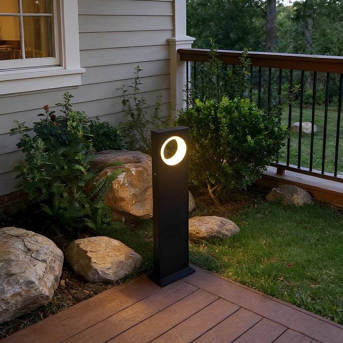 Waterproof Ring LED Outdoor Pathway Light, Landscape Accent, Hardwired for Garden/Yard/Patio