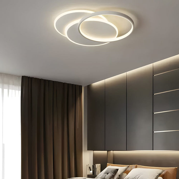 Round 3 Step Dimming LED Dimmable with Remote Nordic Ceiling Lights