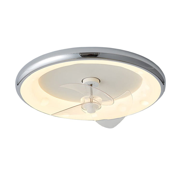 Remote Controlled Modern 4-Speed LED Ceiling Fan Lamp. 3 Blades