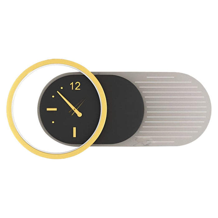 Creative Mute Clock Shaped LED Nordic Wall Lamp Wall Sconce Lighting
