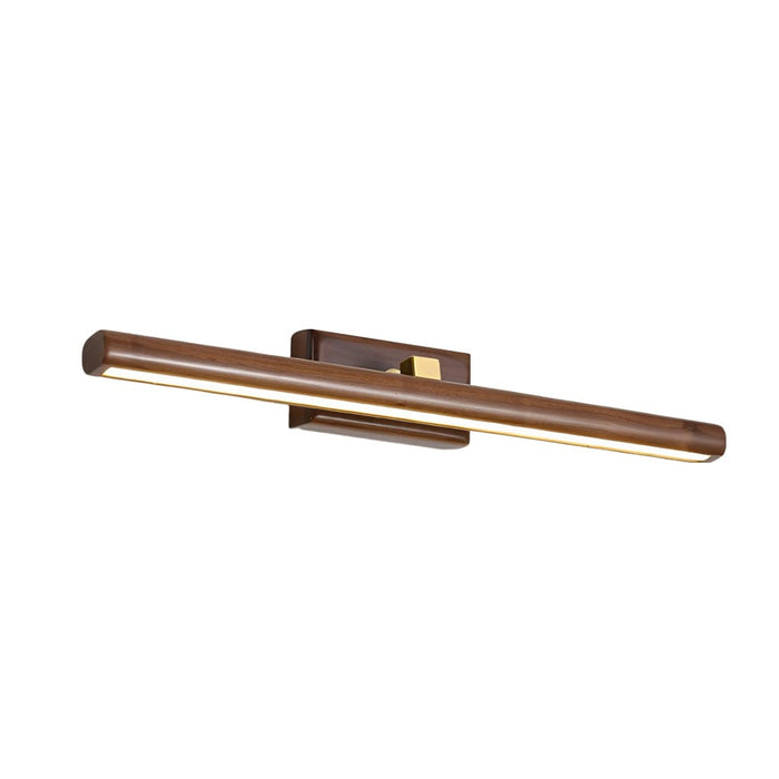 15''/23''/35'' Long Wood Strip 180° Rotatable Dimmable Vanity Light over Mirror