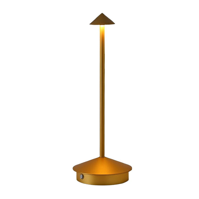 11.41 In. Portable USB Pina Table Lamp Touch Dimmable LED Cordless Night Light