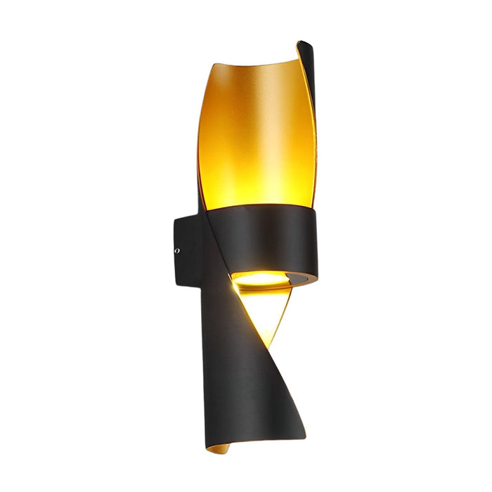 Circular Waterproof Up and Down Lighting COB Modern Outdoor Wall Lights