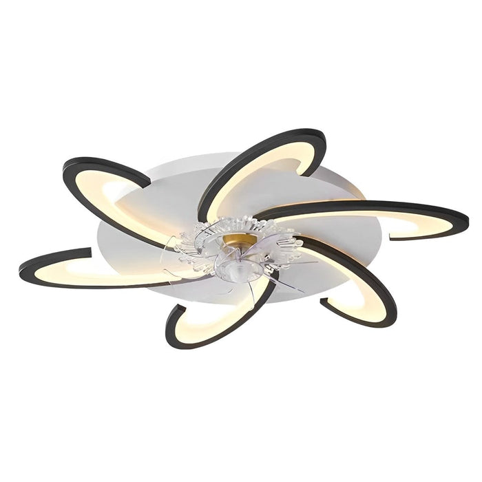 Windmill Shape LED Minimalist Modern Invisible Bladeless Ceiling Fans