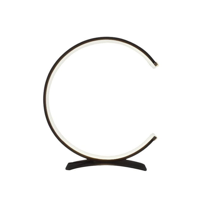 Semicircle Ring Touch Switch 3 Step Dimming LED Modern Night Lights US Plug