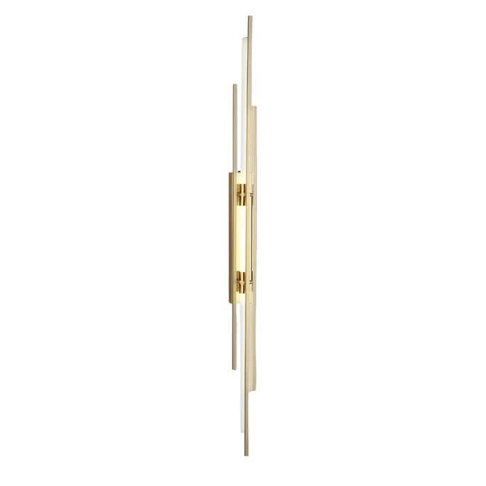 Long Strips Grille Iron Acrylic Simple Modern LED Wall Light Fixture