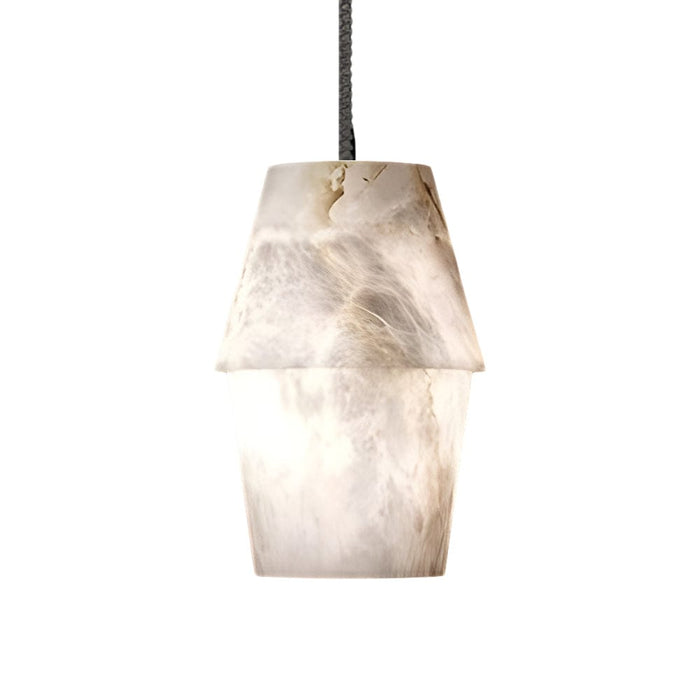 7.87 In. H Alabaster Pendant Light - 1-Light Kitchen Island Lighting