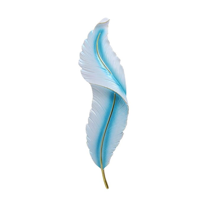 Creative Feathers LED White Luxury Modern Wall Lamp Wall Sconce Lighting