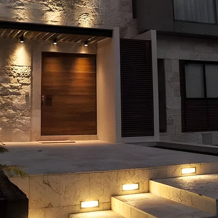Rectangular IP65 Waterproof LED 3W Aluminum Modern Outdoor Step Lights