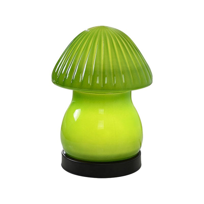 Glass Mushroom Kids' Table Lamp On/Off Switch  3 Step Dimming Night Light