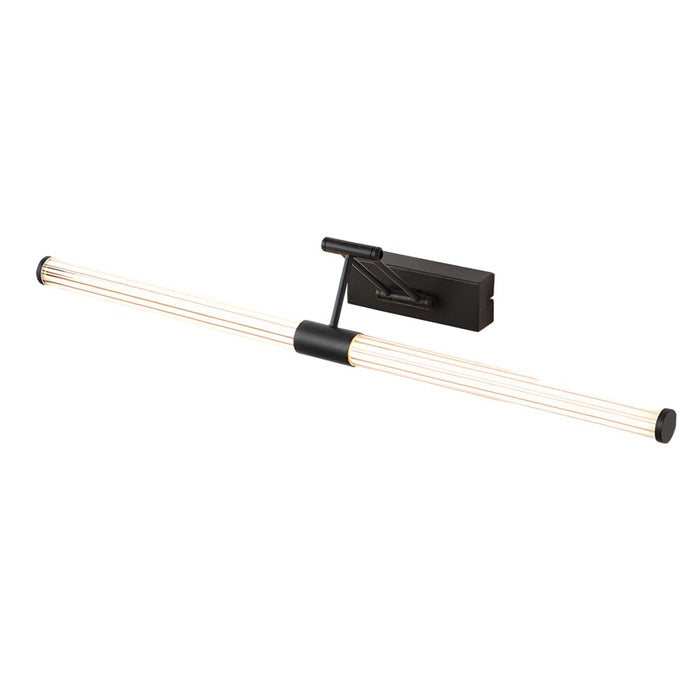 Foldable Metallic Acrylic Strip LED Vanity Light with Two Adjustable Joints