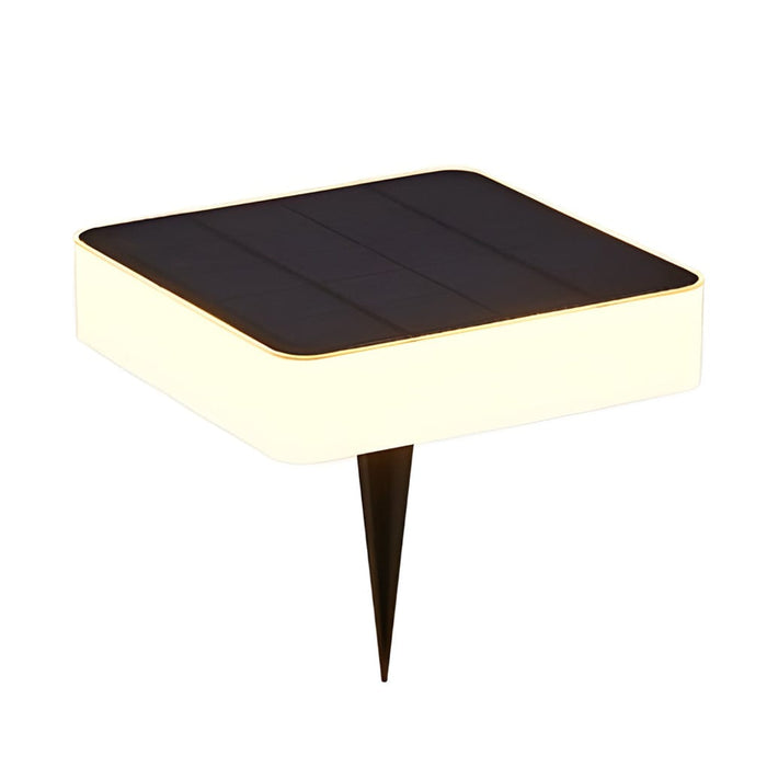 Round Square LED Waterproof Outdoor Solar Decking Lights Lawn Lights
