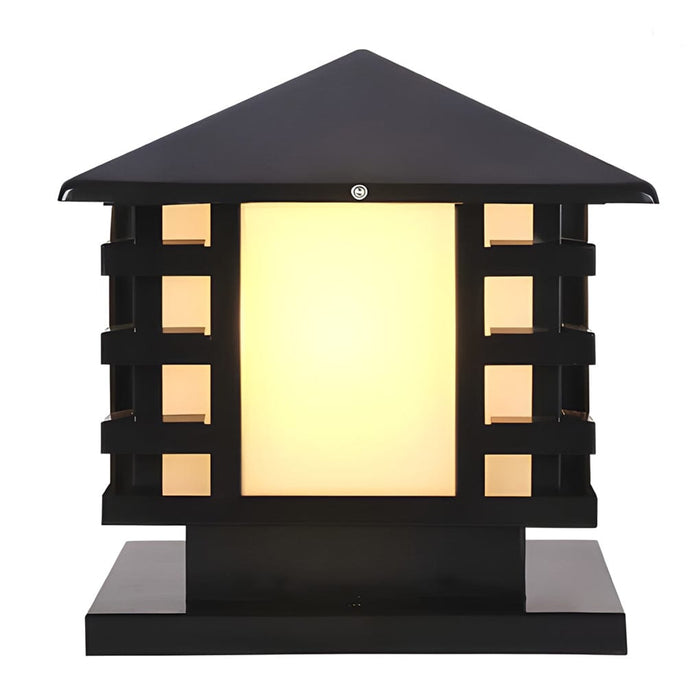 European Retro Column Light LED Landscape Decorative Lighting for Villa Courtyard