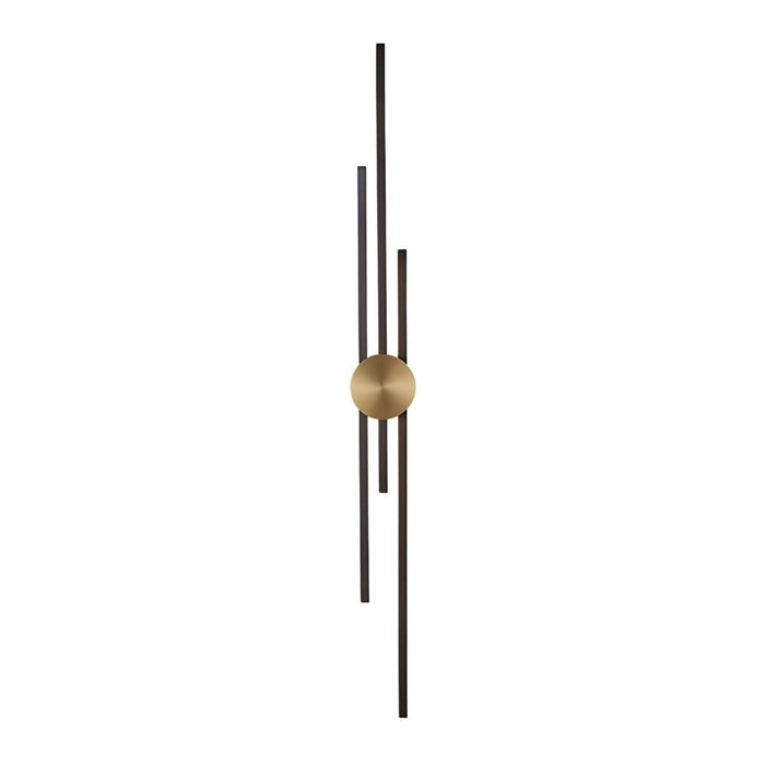 Modern Linear Wall Lamp Minimalist 2 Color Metal Wall Light