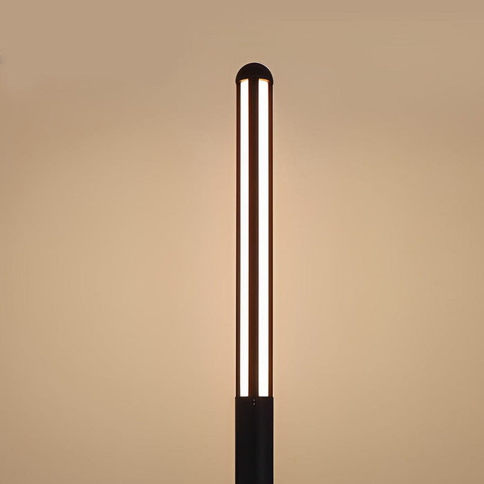 Minimalist Waterproof LED Black Modern Outdoor Pole Lights Public Lighting