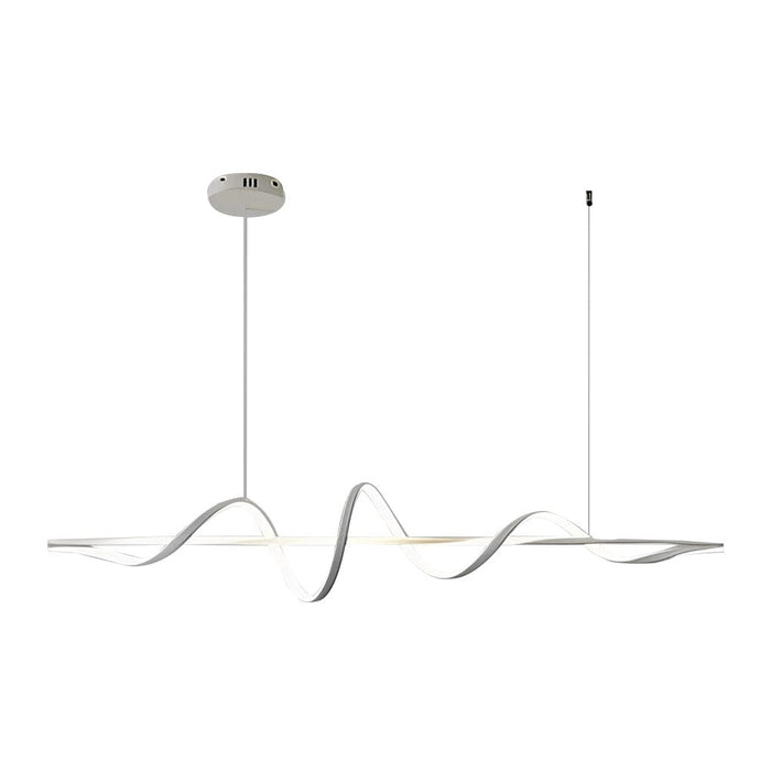 Wavy 360° Rotating Ring Three Step Dimming LED Nordic Chandelier Light