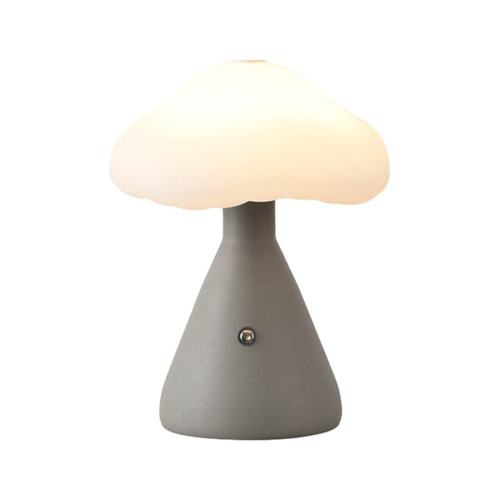 6.3'' Metal Mushroom Table Lamp LED Touch Dimming Bedroom Desk Night Light